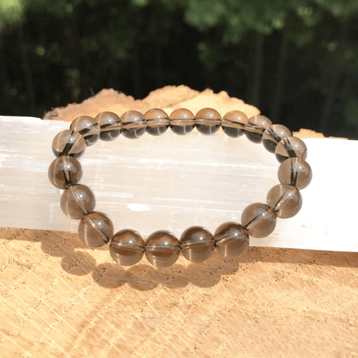 Bracelet en Quartz Fumé
