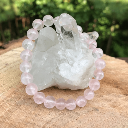 Bracelet en Quartz Rose