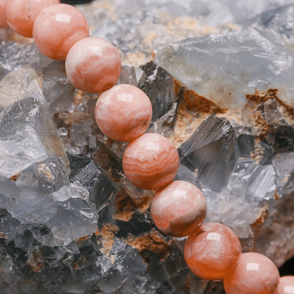 Bracelet en Rhodochrosite Véritable Qualité AAA+