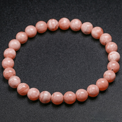 Bracelet en Rhodochrosite Véritable Qualité AAA+