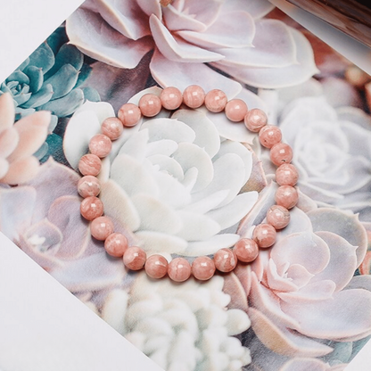 Bracelet en Rhodochrosite Véritable Qualité AAA+