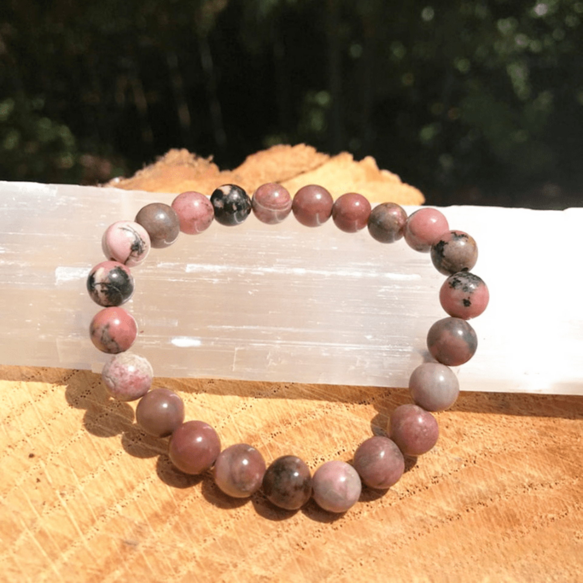 Bracelet en Rhodonite