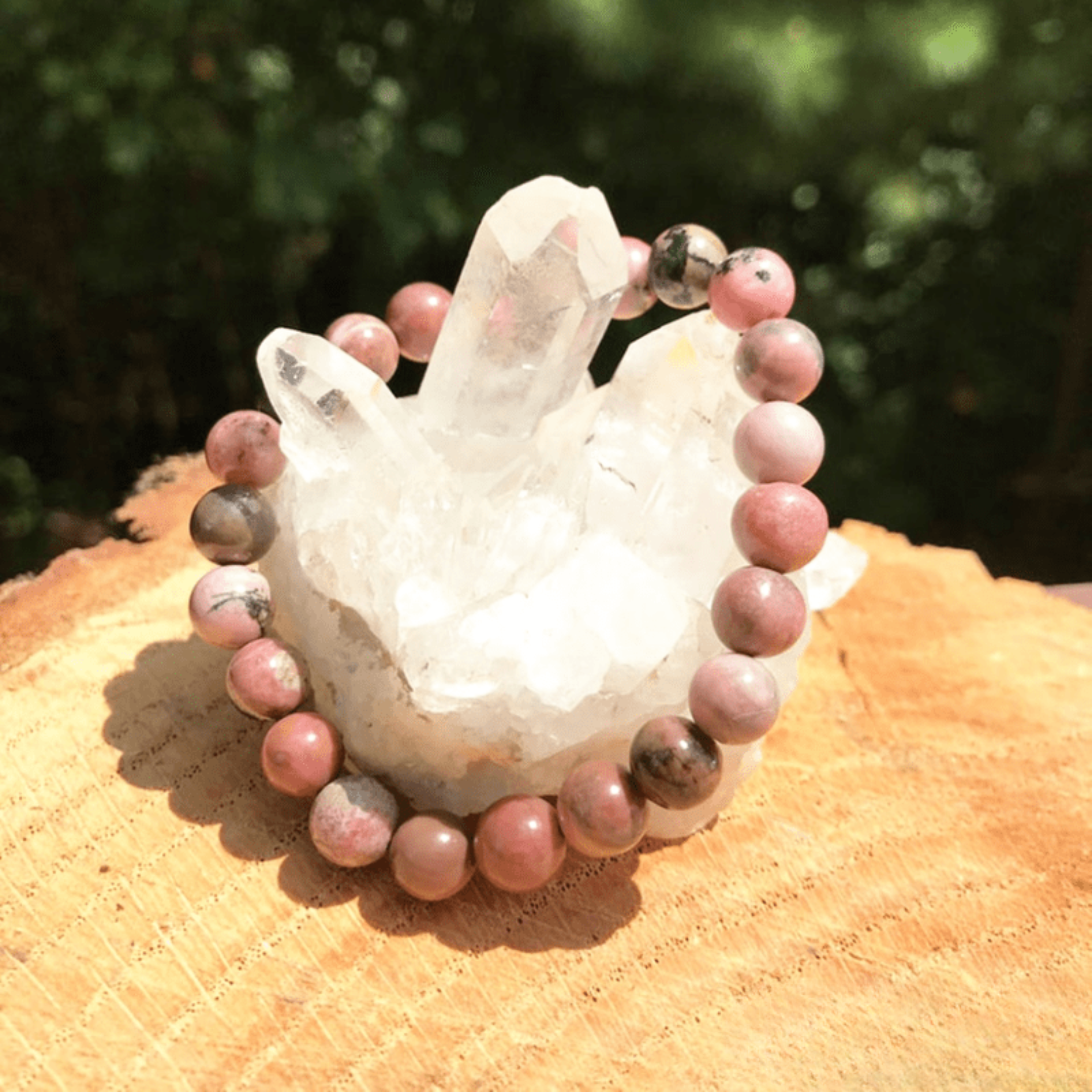 Bracelet en Rhodonite