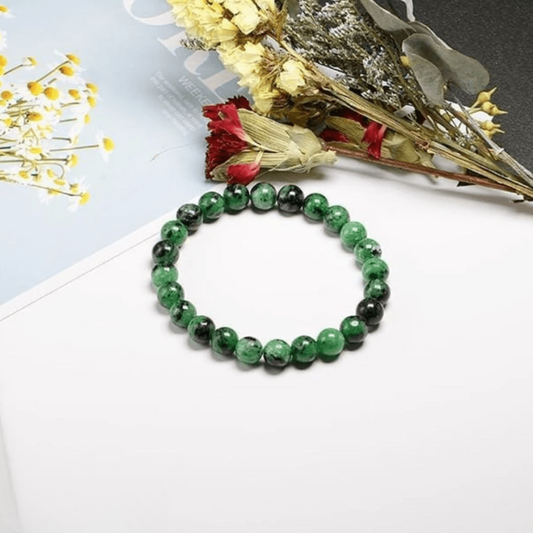 Bracelet en Zoïsite Qualité AAA+