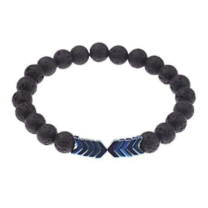 Bracelet Flèche en Pierre de Lave