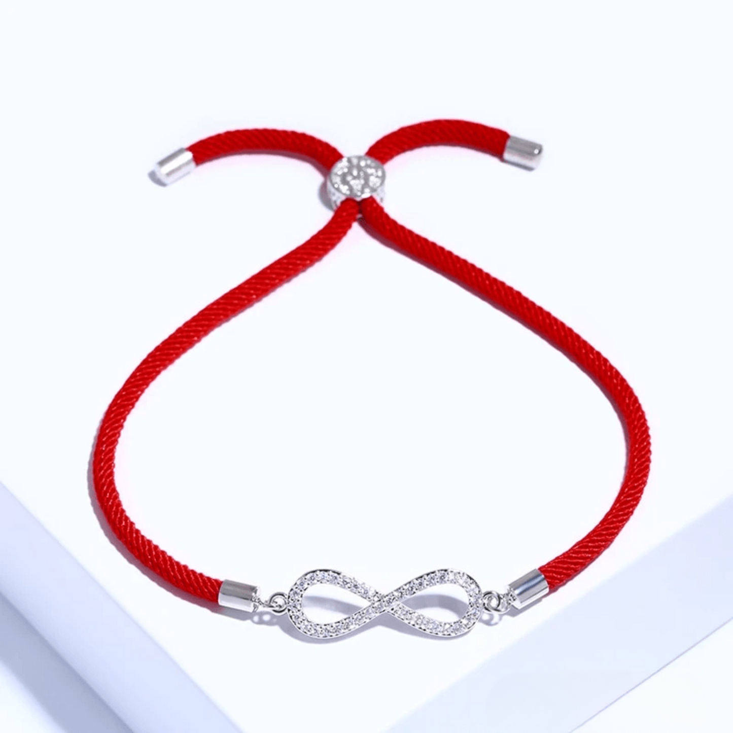 Adjustable infinity bracelet