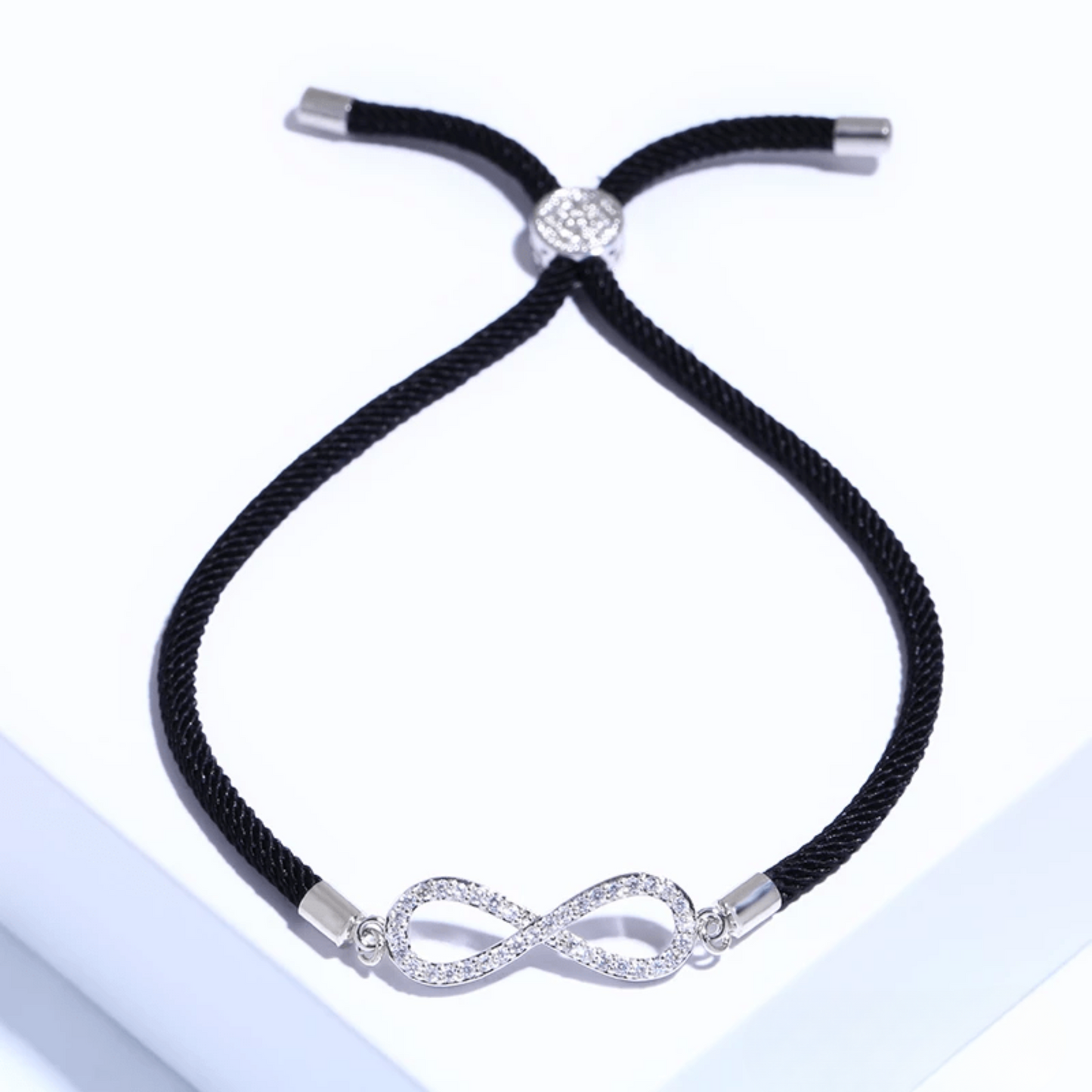 Adjustable infinity bracelet