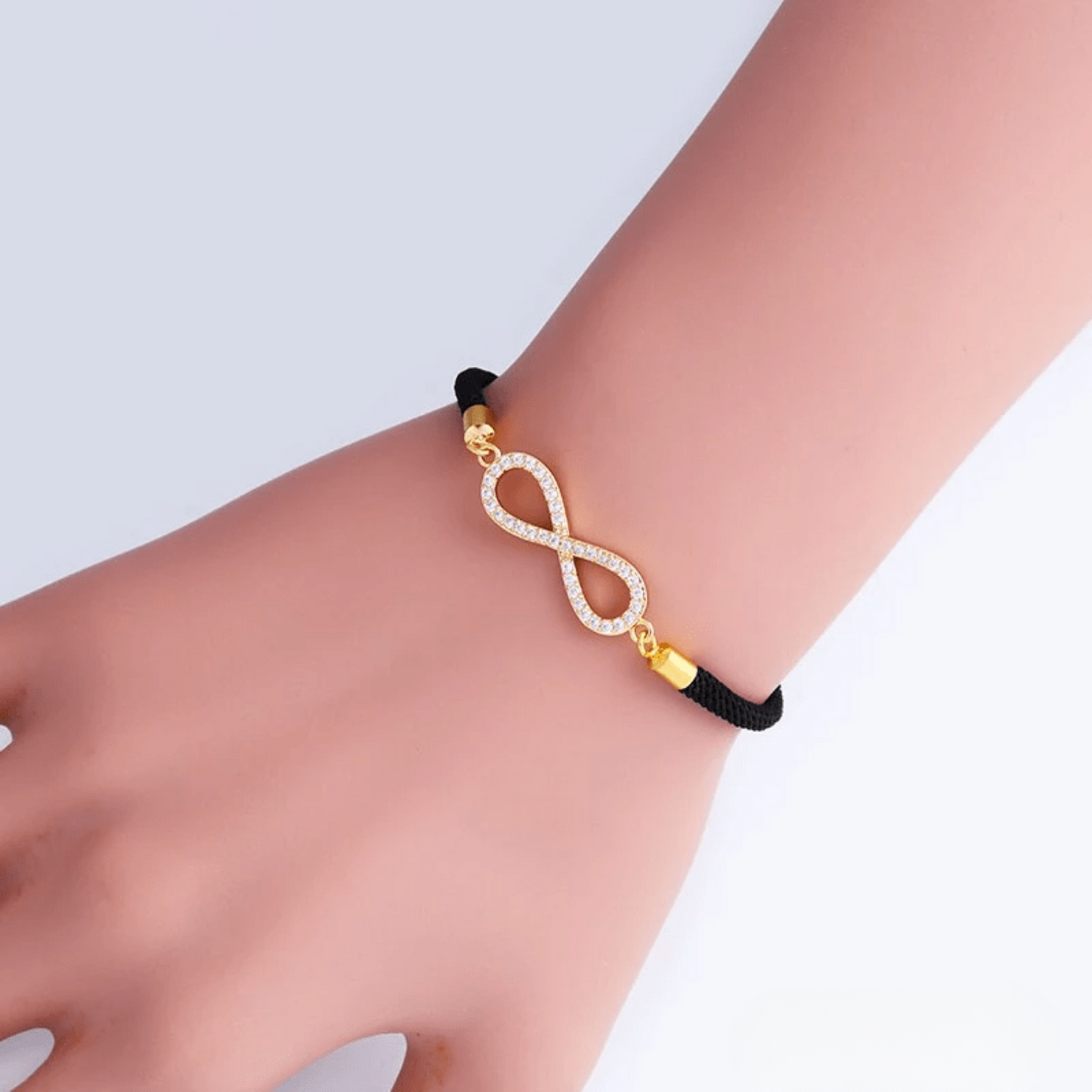 Adjustable infinity bracelet
