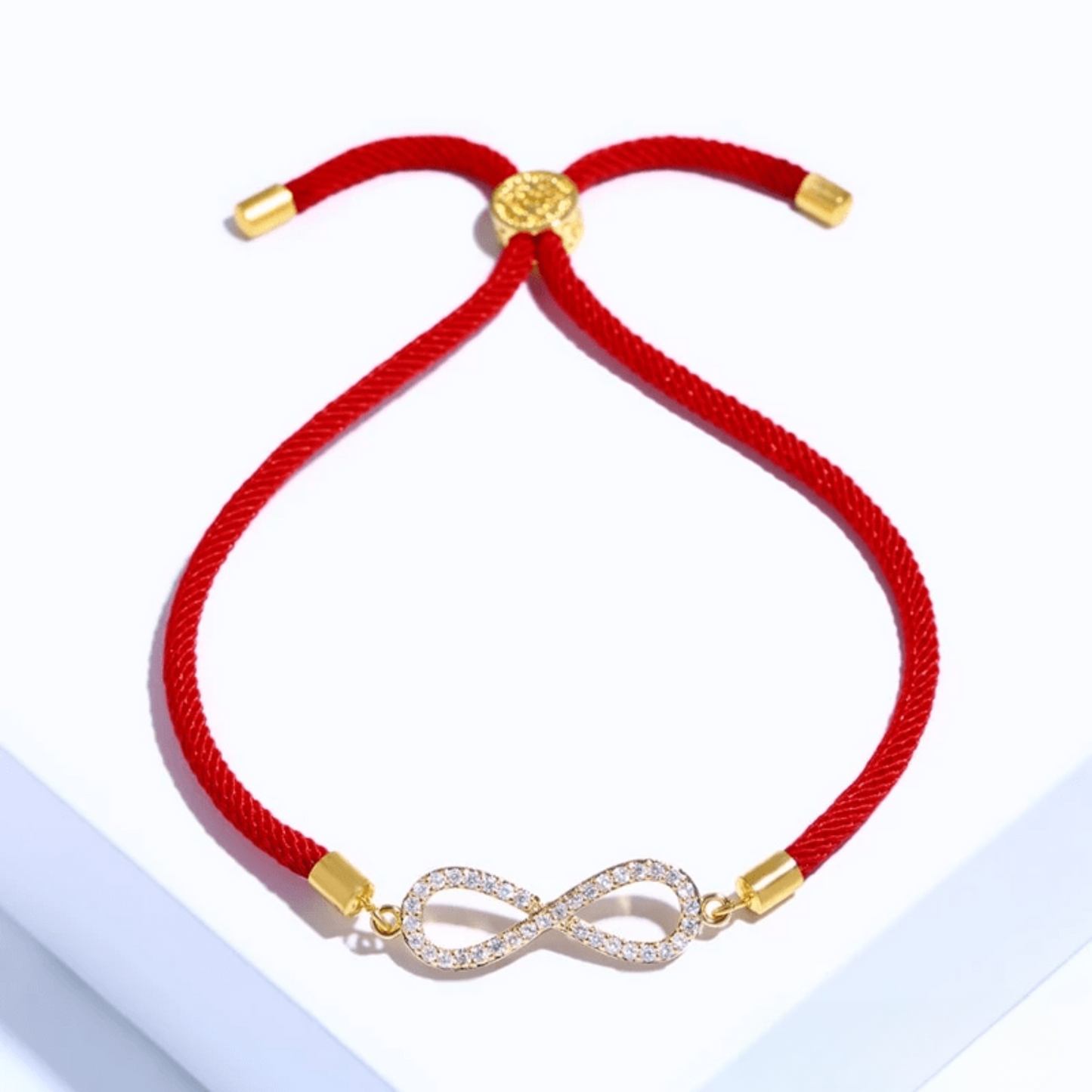 Adjustable infinity bracelet