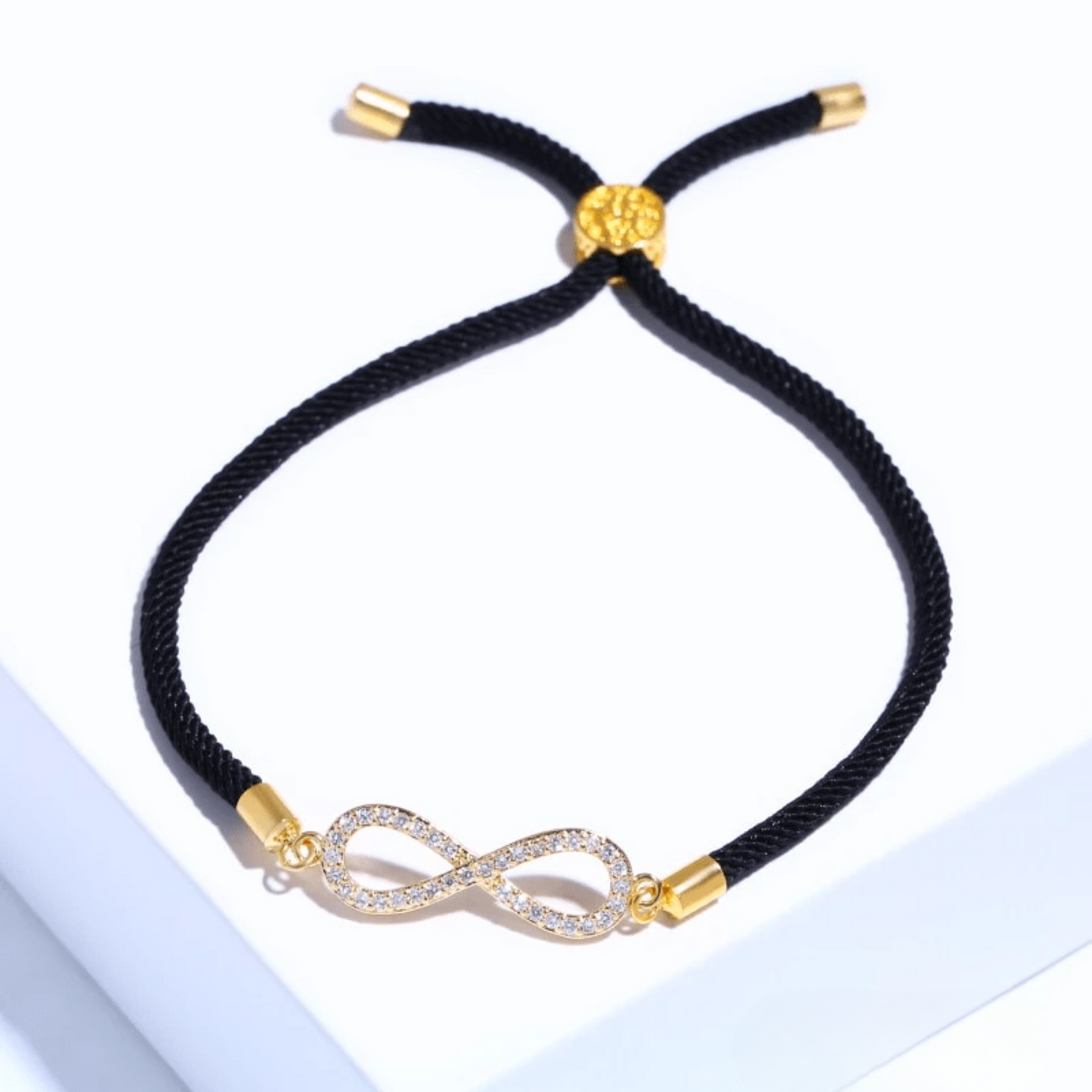 Adjustable infinity bracelet