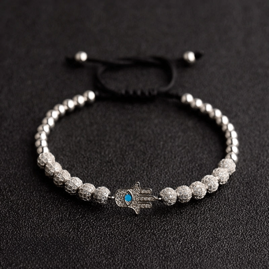 Bracelet Main de Fatma en Perles