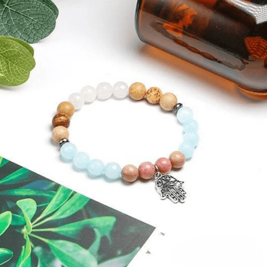 Bracelet Main de Fatma en Pierres Naturelles