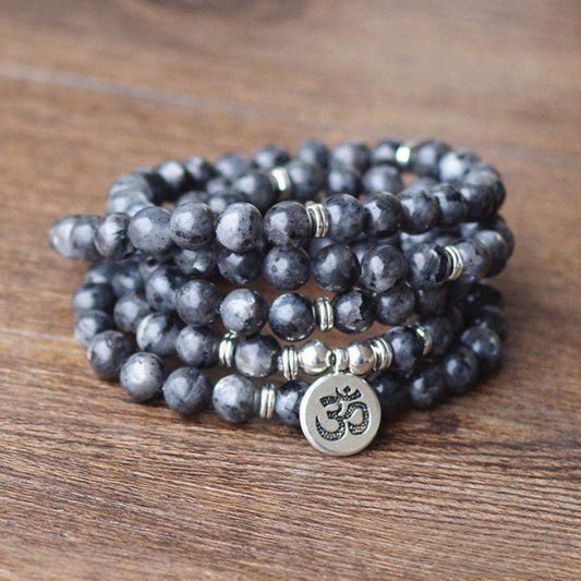 Bracelet Mala en Labradorite