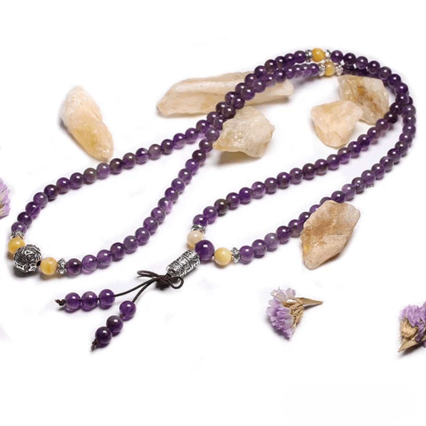 Tibetan amethyst bracelet