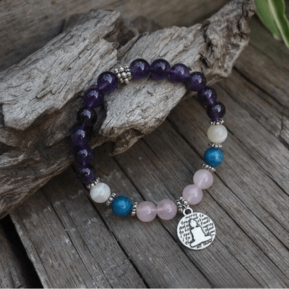 Bracelet Mala Tibétain "Apaisement et Amour"