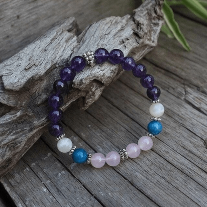 Bracelet Mala Tibétain "Apaisement et Amour"
