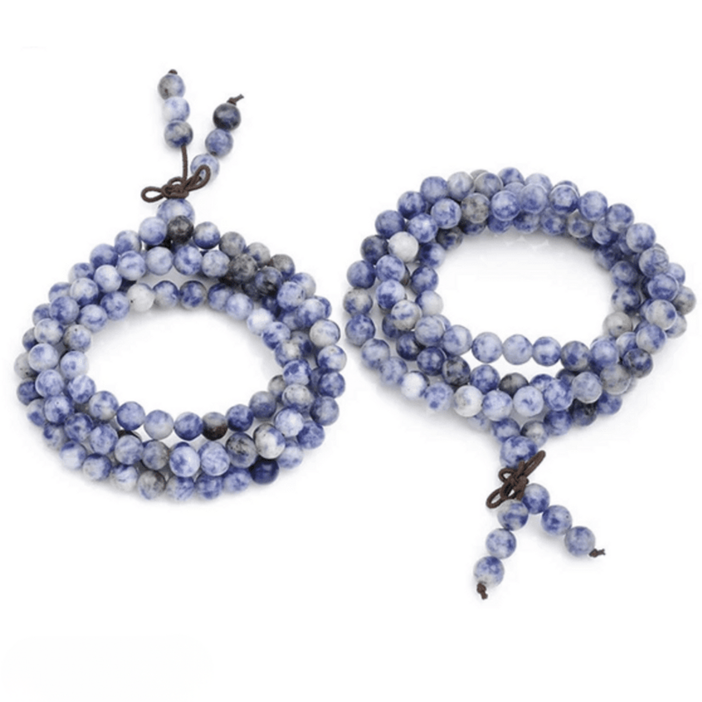 Tibetan Mala Bracelet in Sodalite