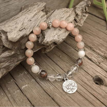 Bracelet Mala Tibétain "Vitalité et Confiance"