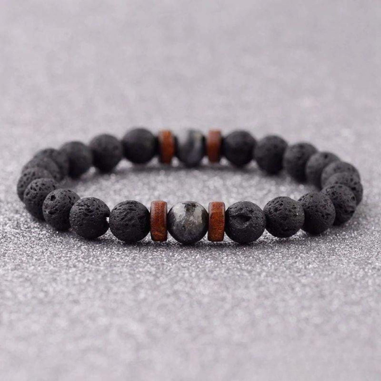 Lava Stone Bracelet for Men and Women