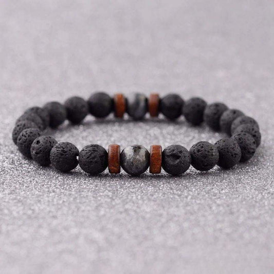 Lava Stone Bracelet for Men and Women