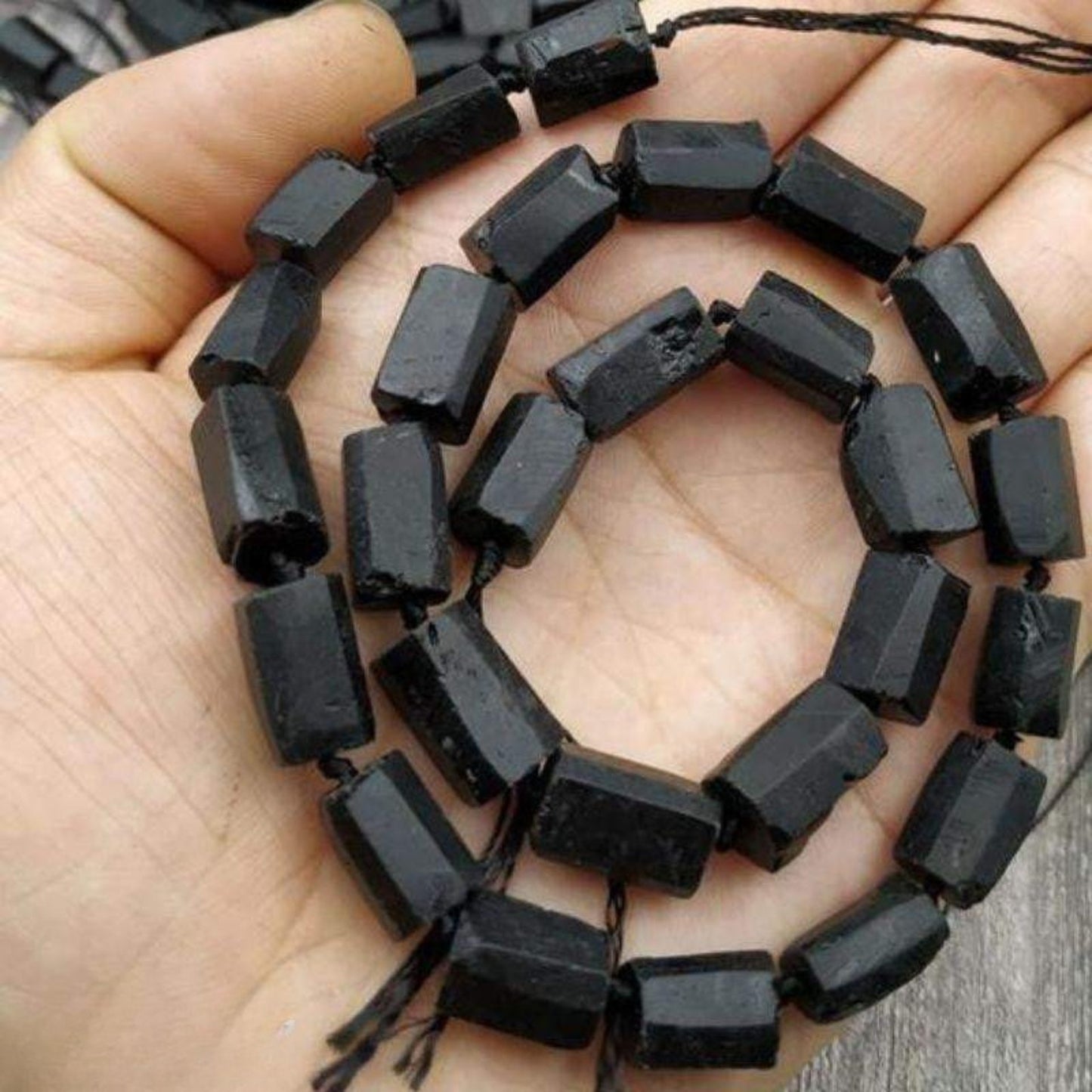 Raw Black Tourmaline Bracelet