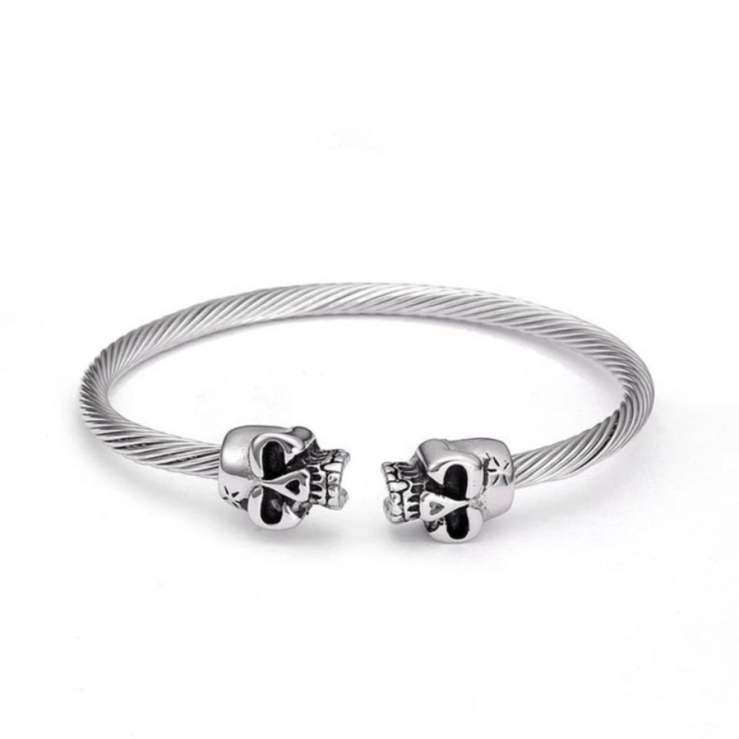 Stainless Steel Skull Bracelet