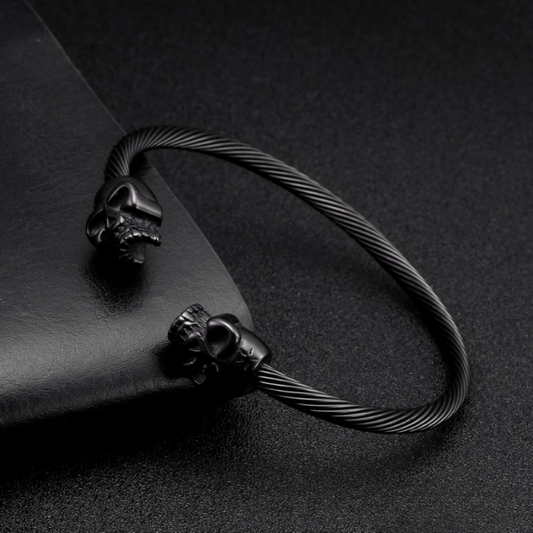 Stainless Steel Skull Bracelet