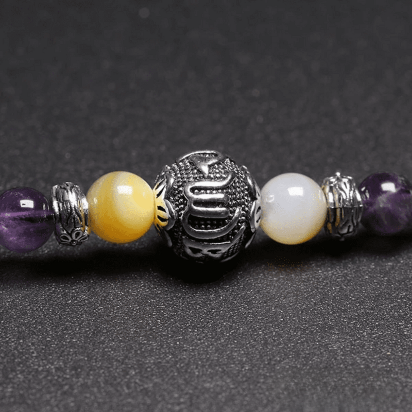 Tibetan amethyst bracelet
