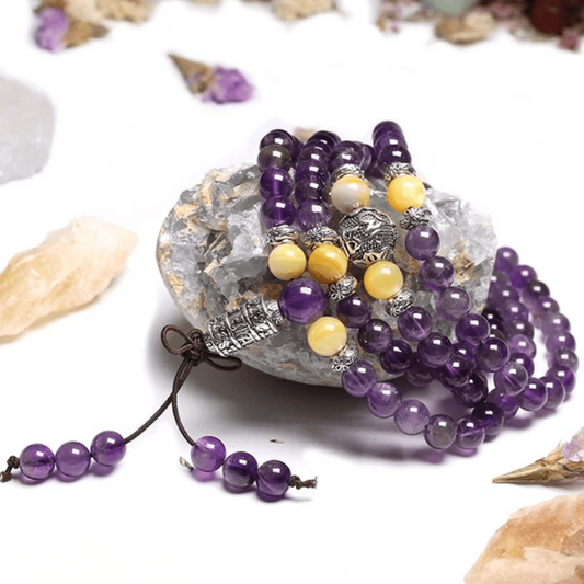 Tibetan amethyst bracelet
