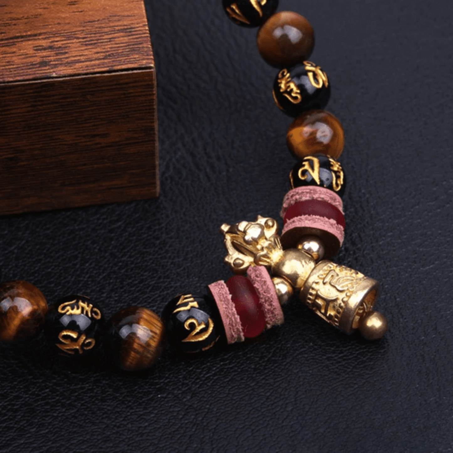 Tibetan golden tiger eye bracelet