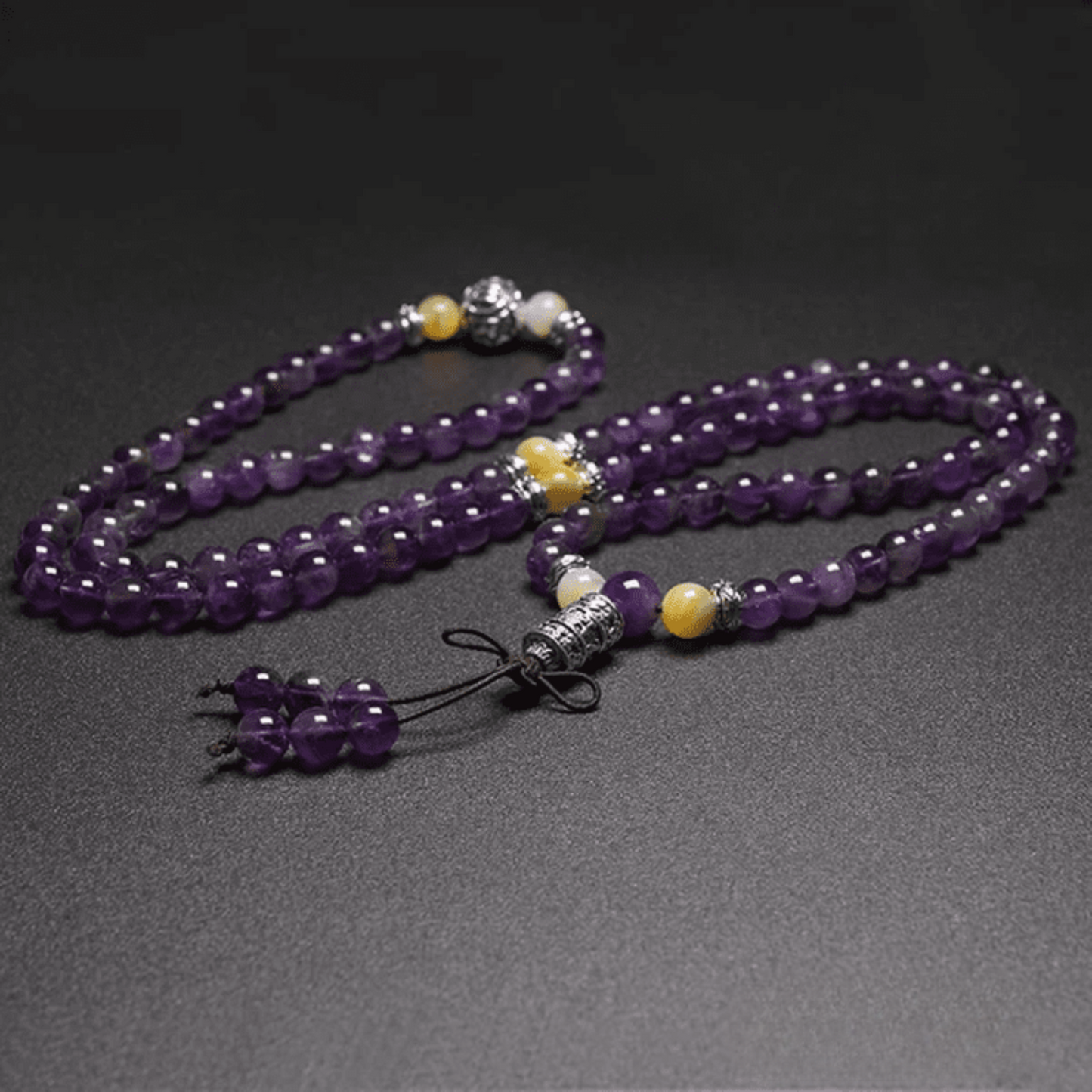 Tibetan amethyst bracelet