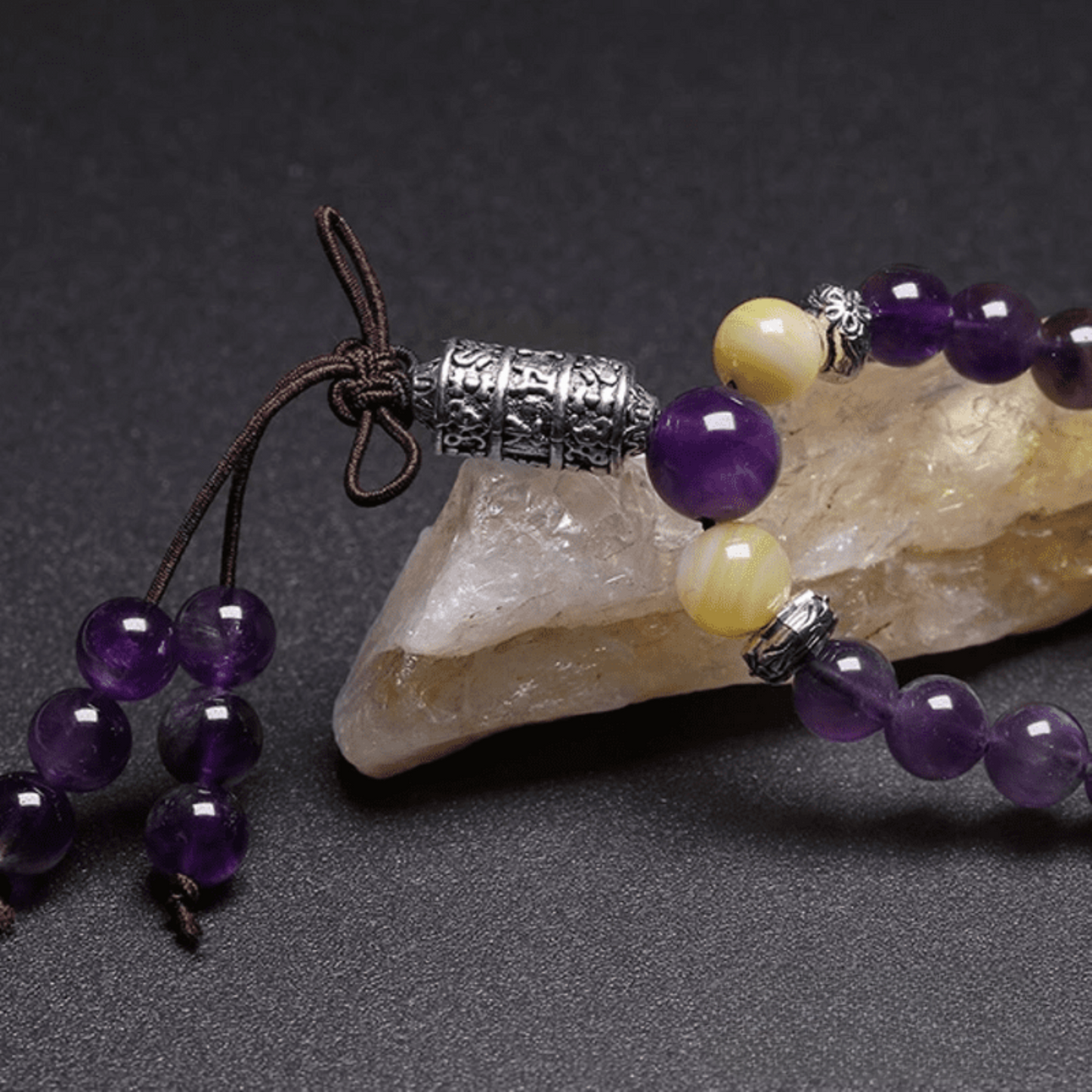 Tibetan amethyst bracelet