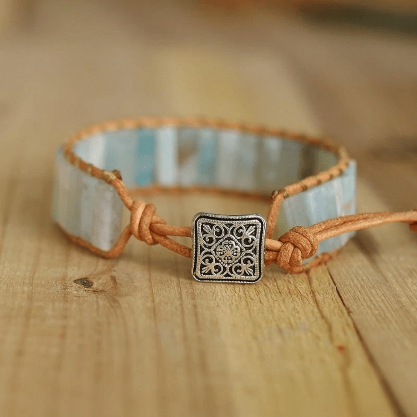 Bracelet Wrap in Amazonite