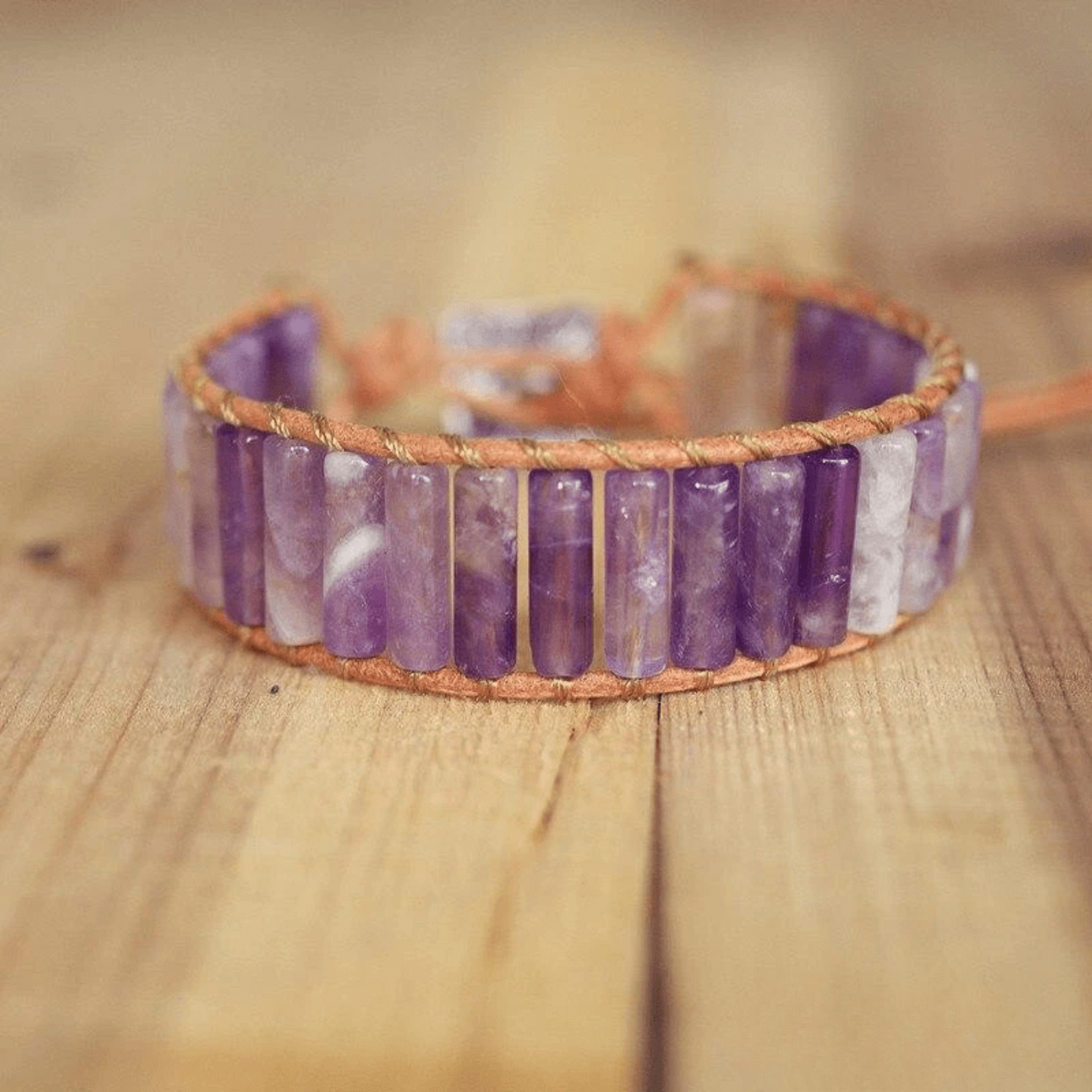 Bracelet Wrap in Amethyst