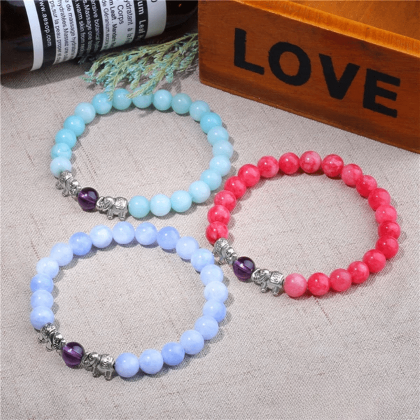 Tibetan elephant jade bracelet