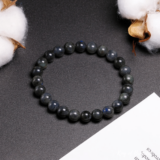Dark labradorite bracelet AAA+ quality
