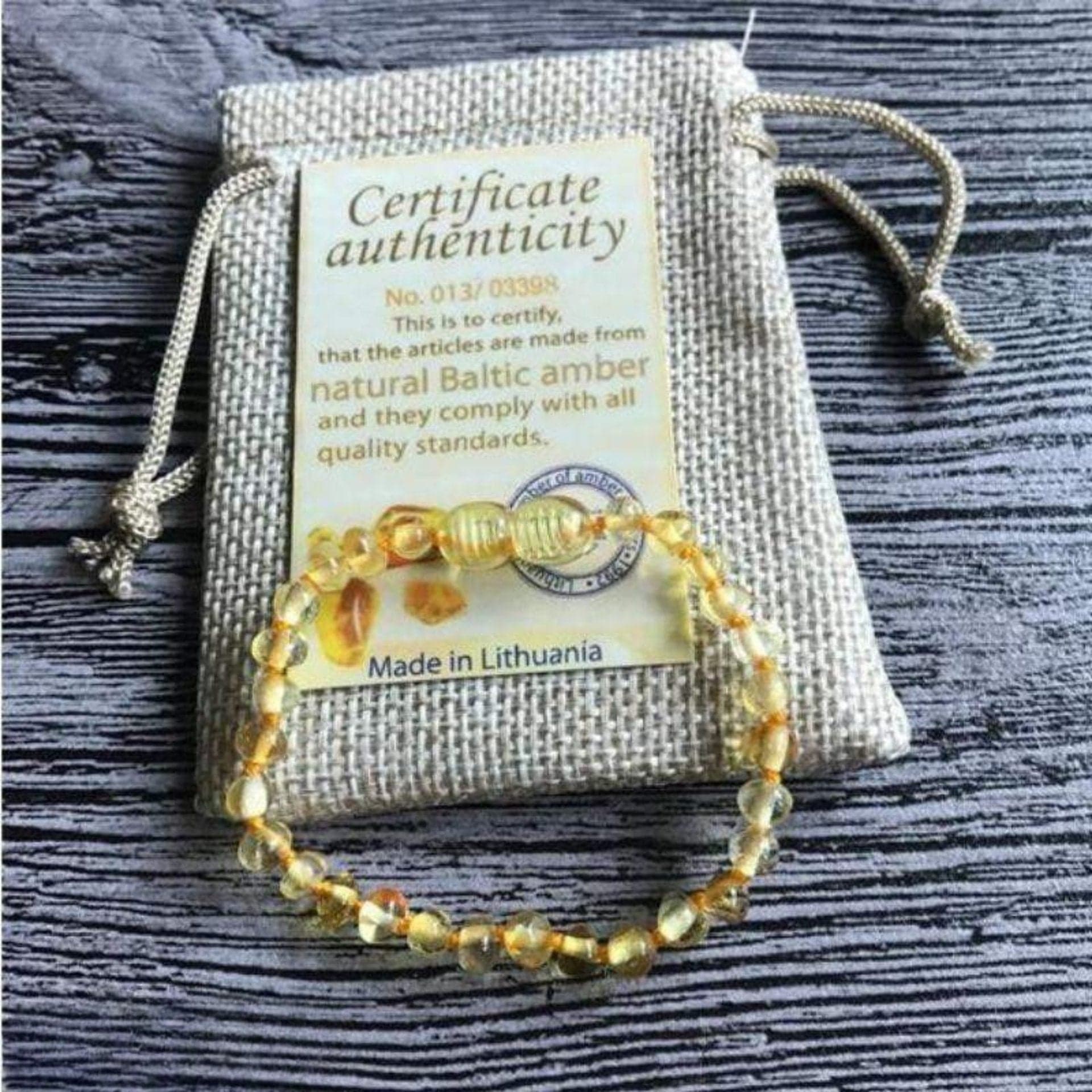 Genuine Baltic Amber Bracelet