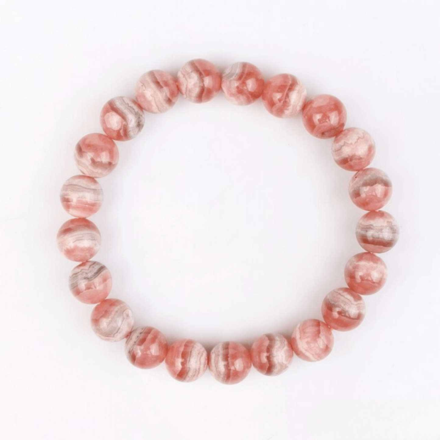 Genuine rhodochrosite bracelet