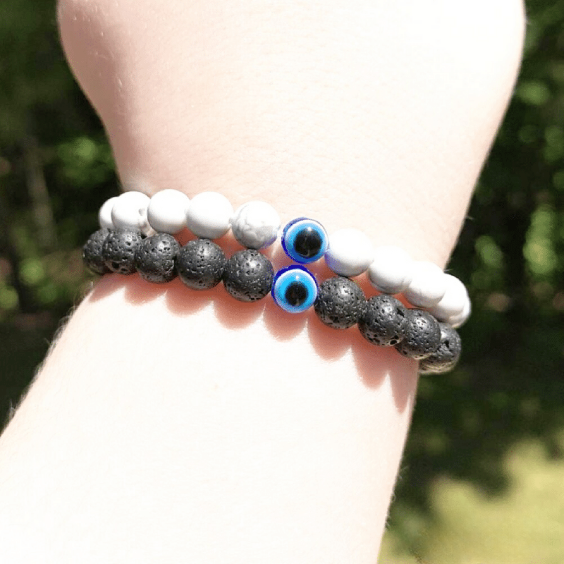 Greek Blue Eye Distance Bracelets