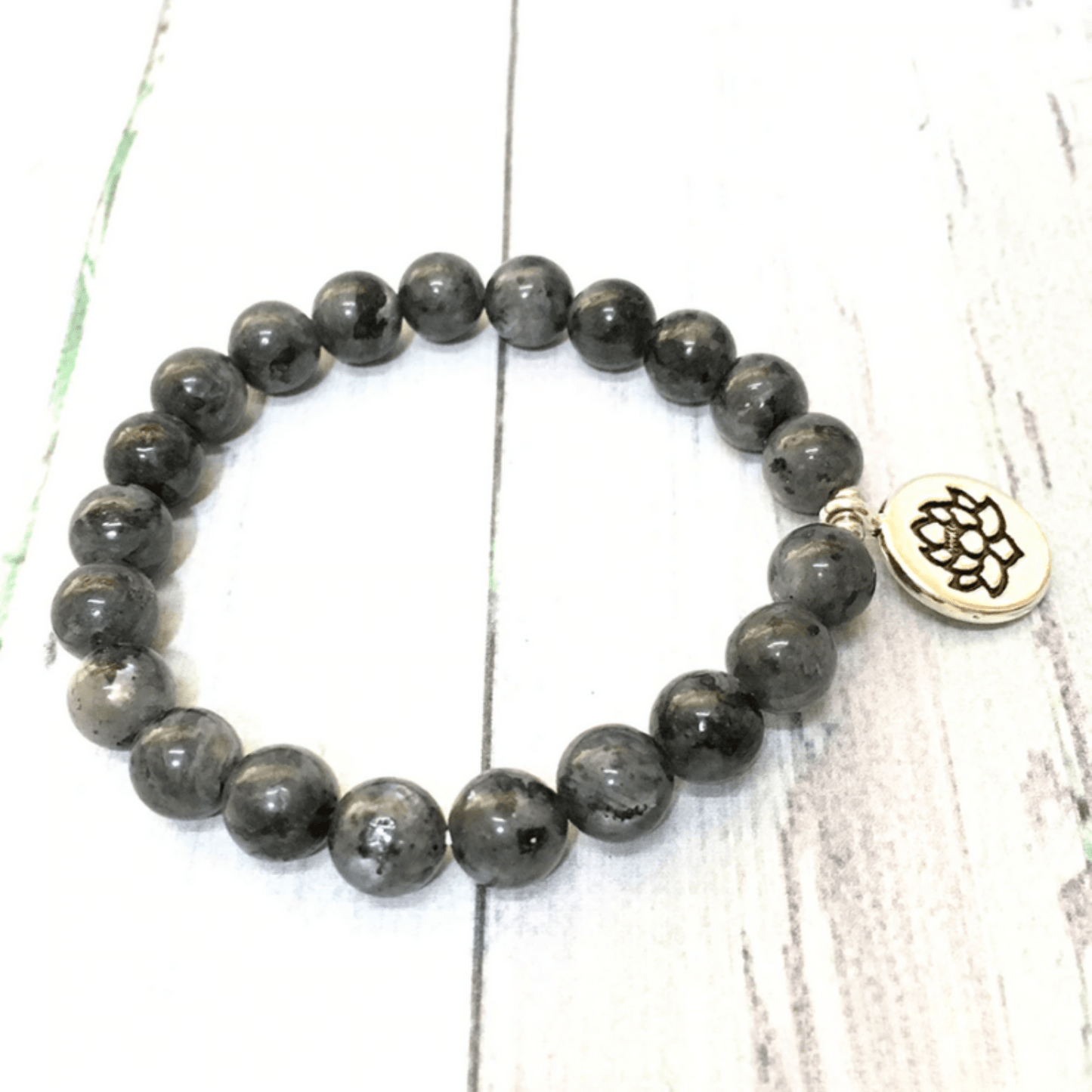 Mala bracelet in larvikite