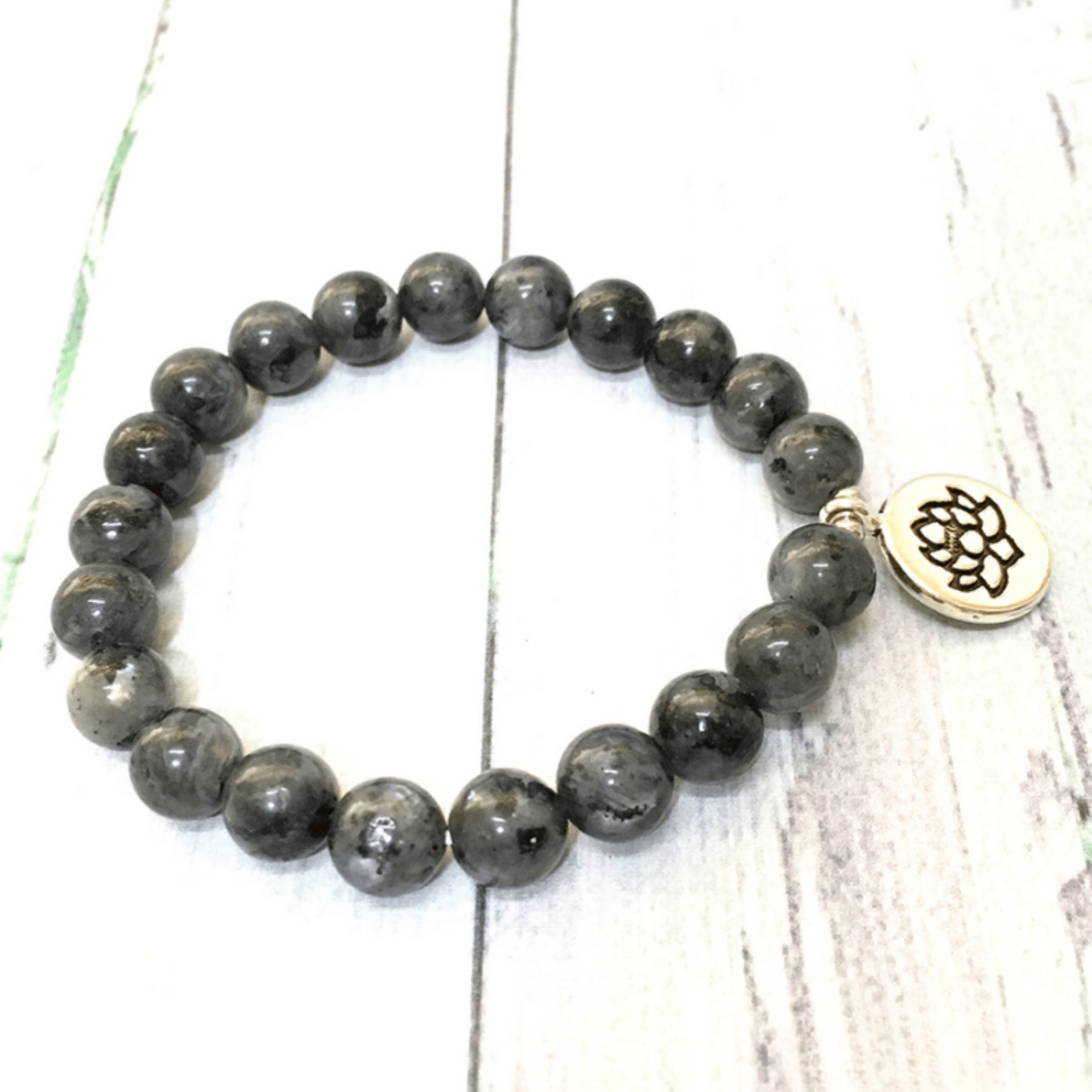 Mala bracelet in larvikite