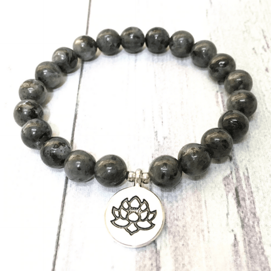 Mala bracelet in larvikite