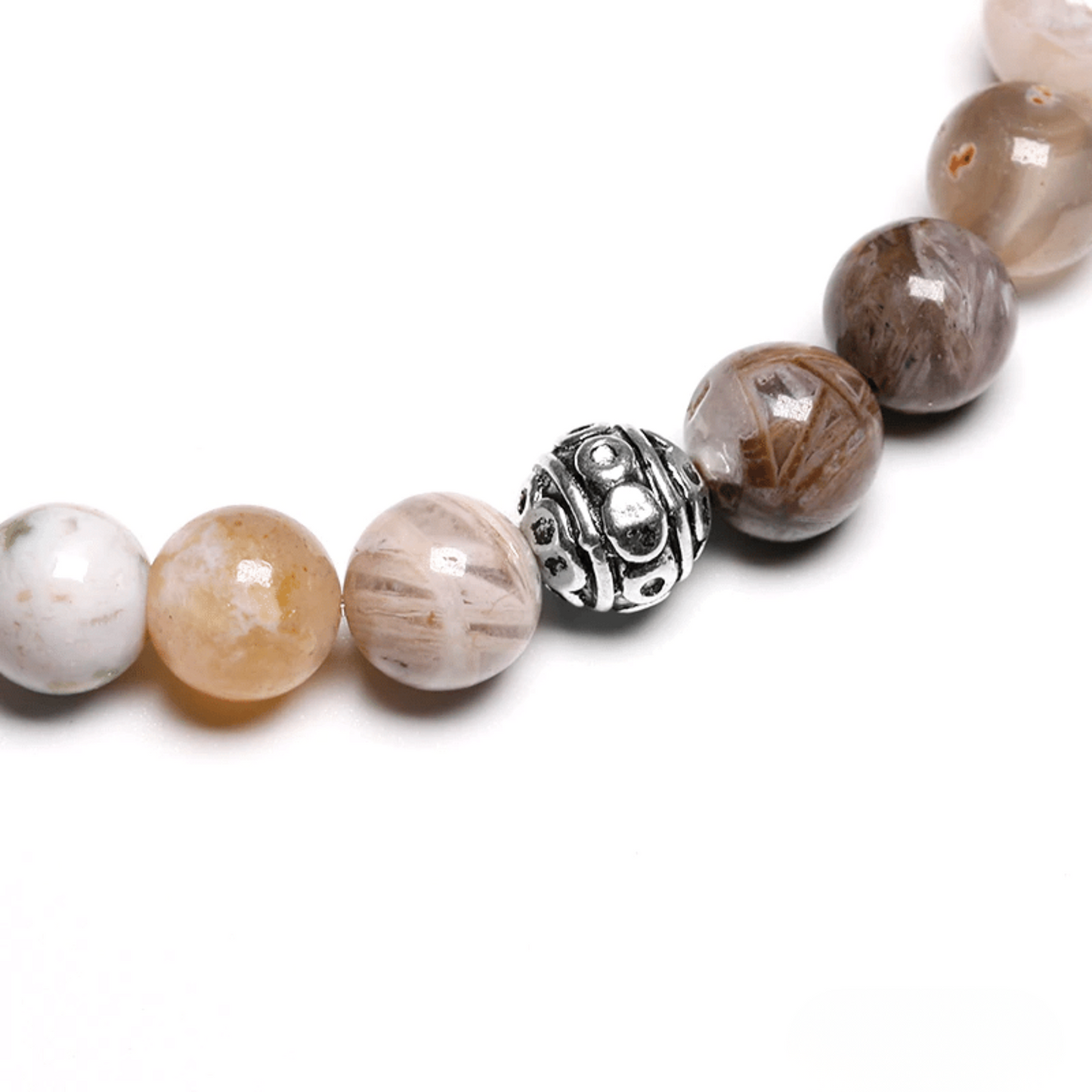 OM bracelet in black onyx