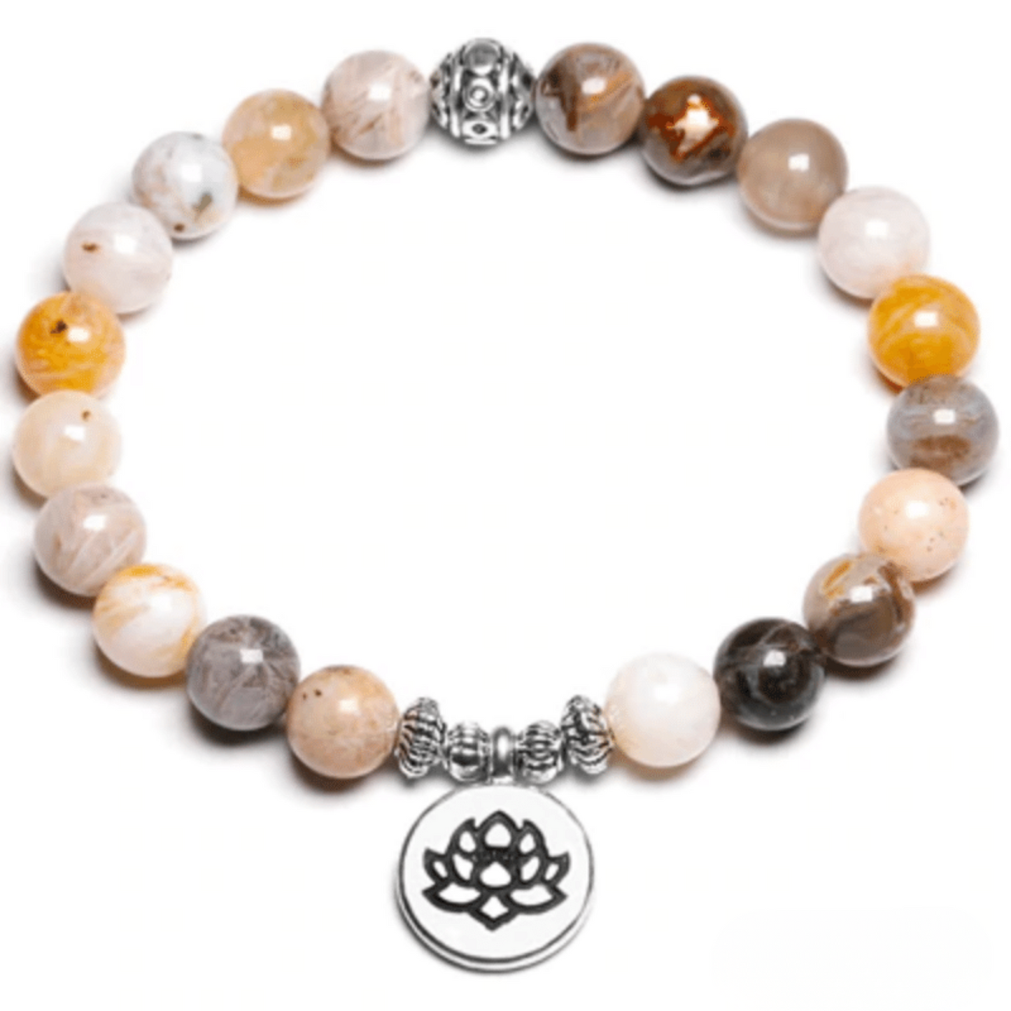 OM bracelet in black onyx