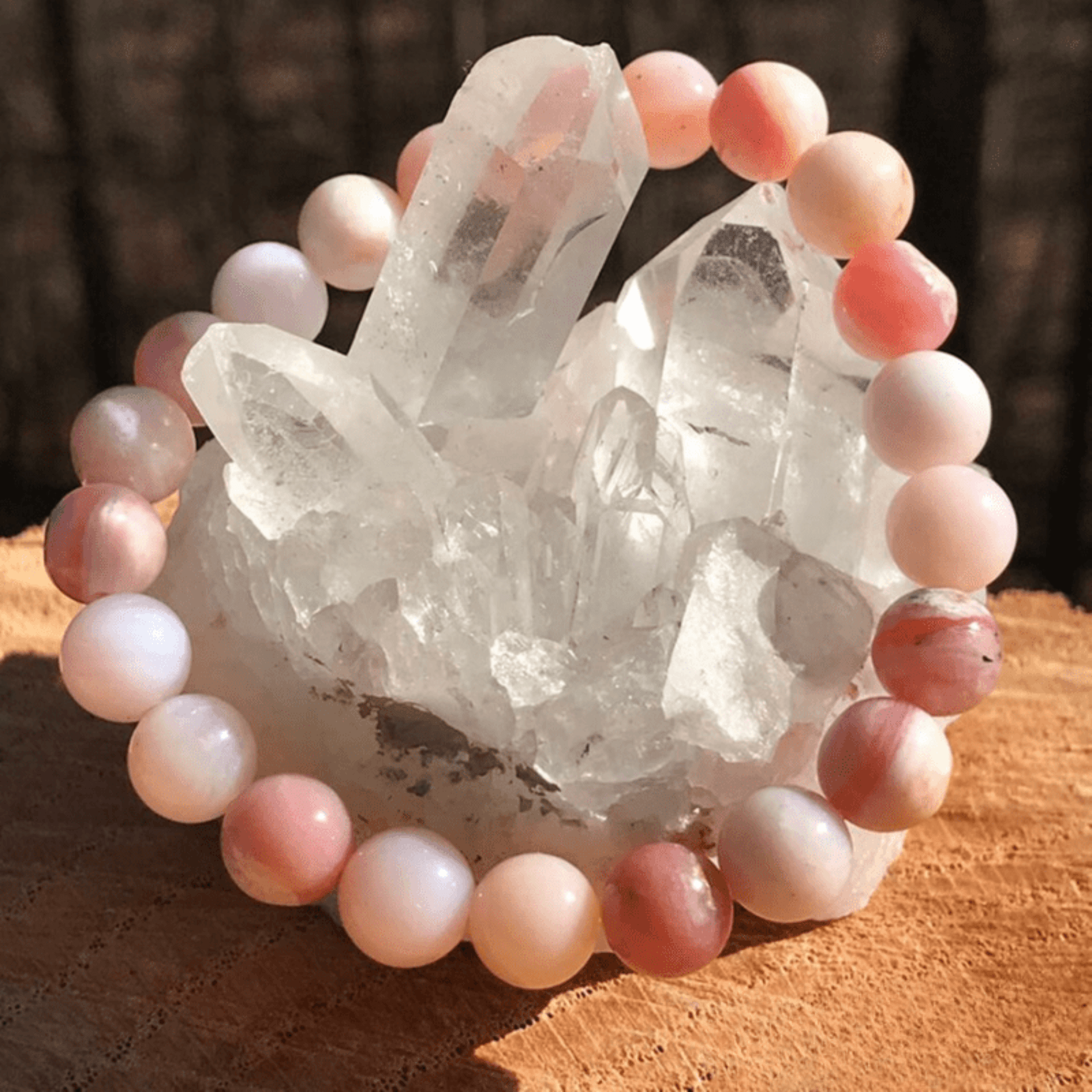 Pink Opal Bracelet