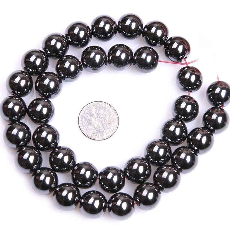 Hematite round beads