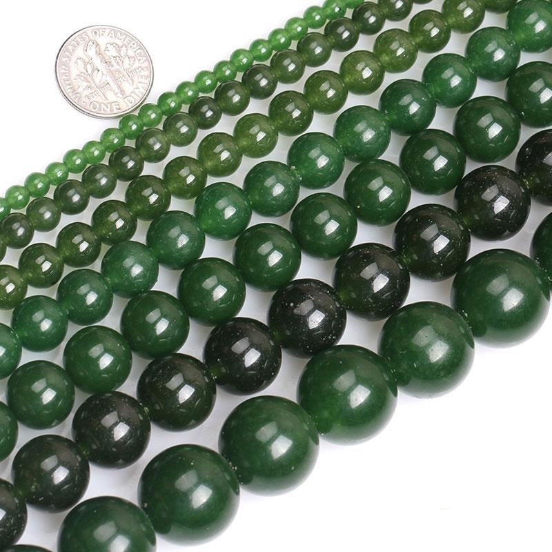 Round Taiwan jade beads