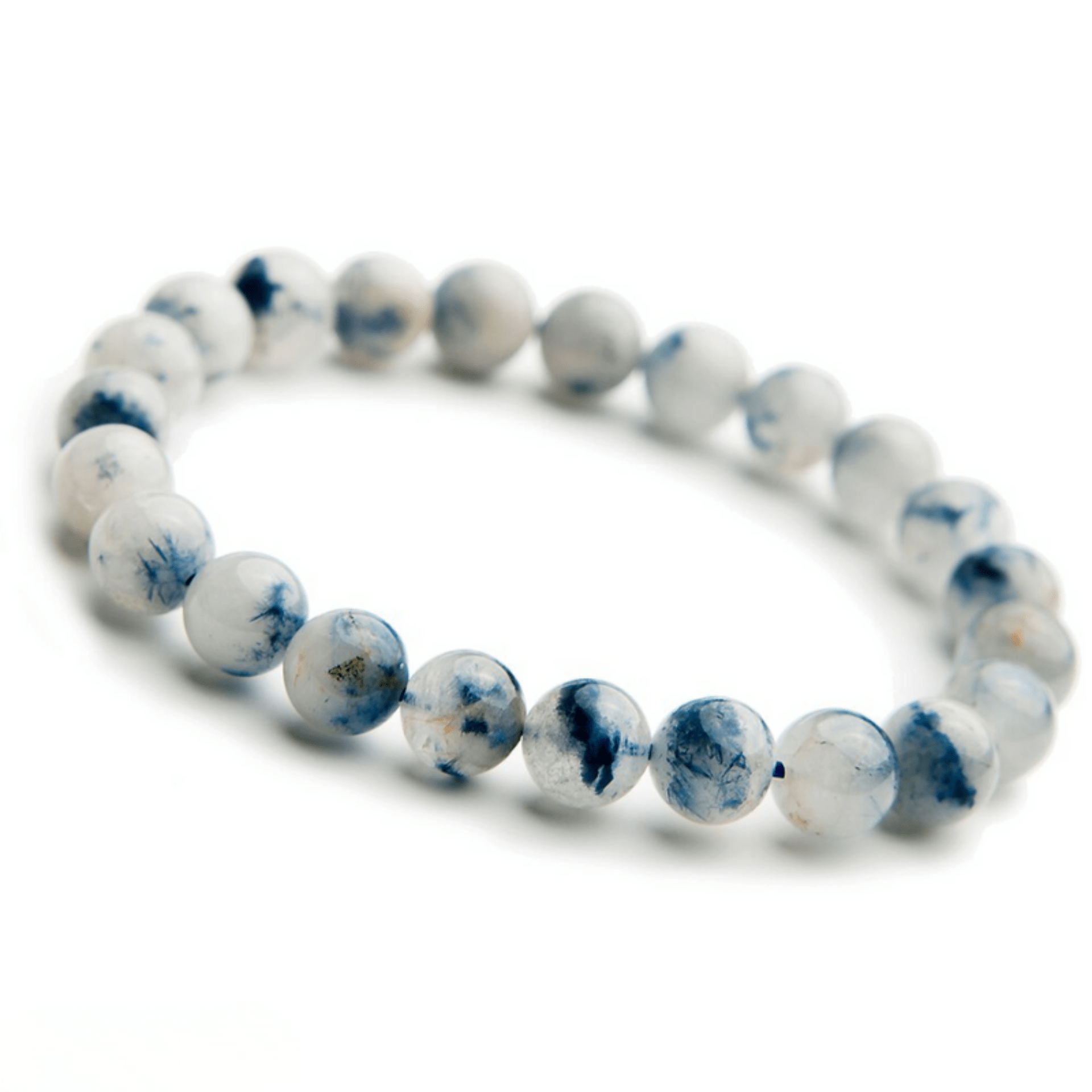 Quartz Dumortierite Bracelet