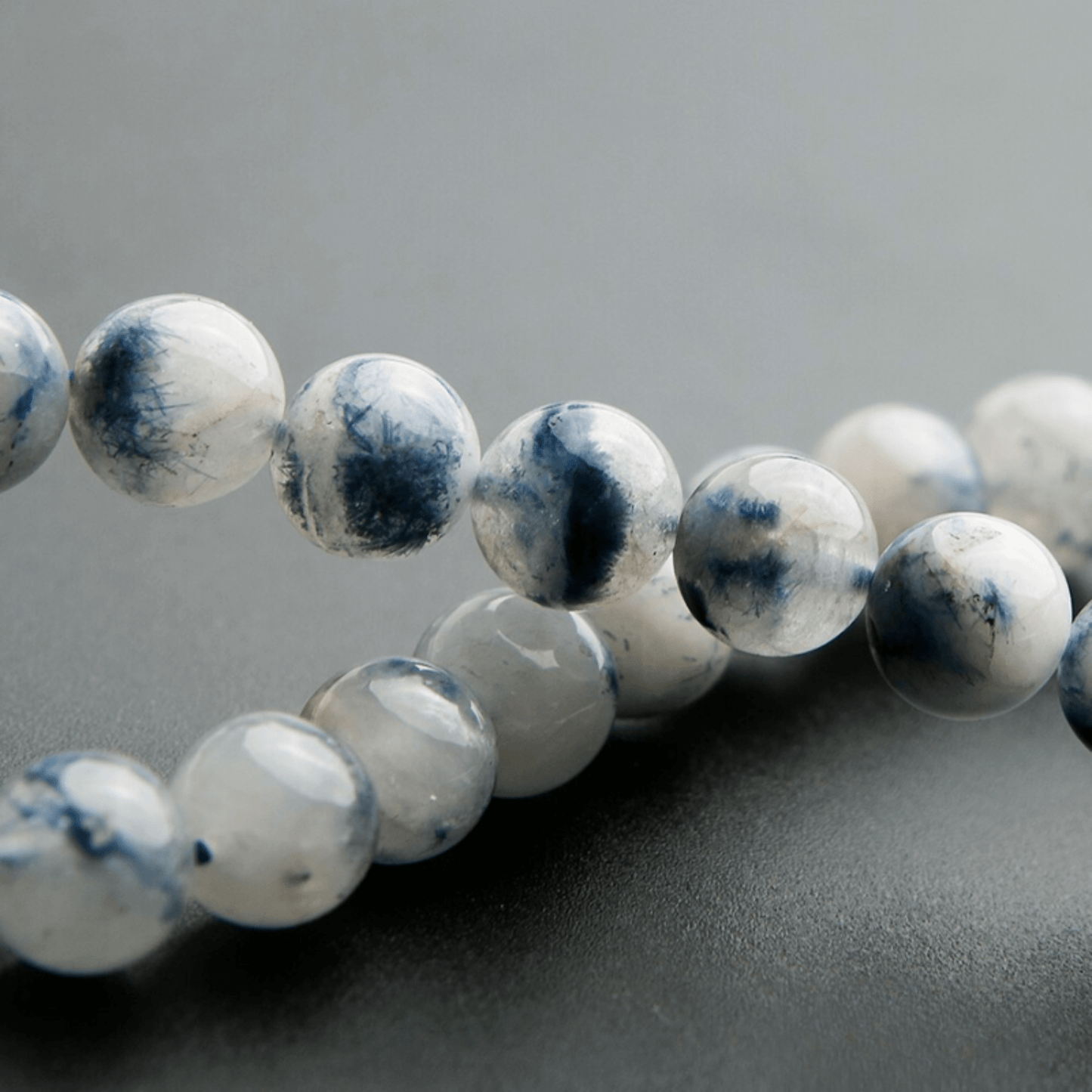 Quartz Dumortierite Bracelet