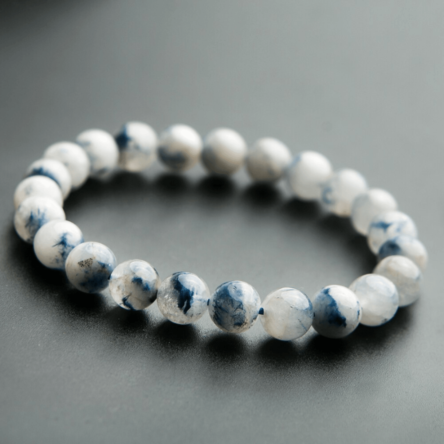 Quartz Dumortierite Bracelet